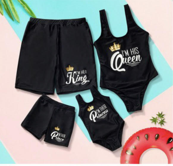 Royal Mom & Dad Swimsuit