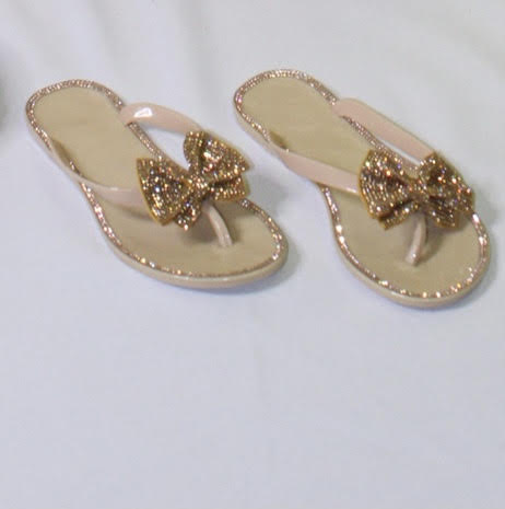Gold Shimmer Sandals