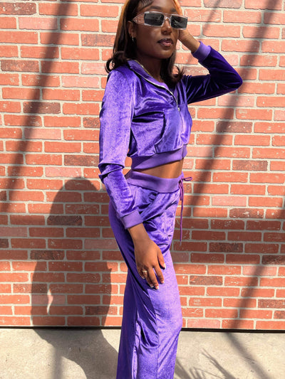 Purple Velvet Set