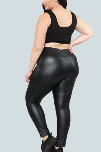 Sexy Casual Leather Pants